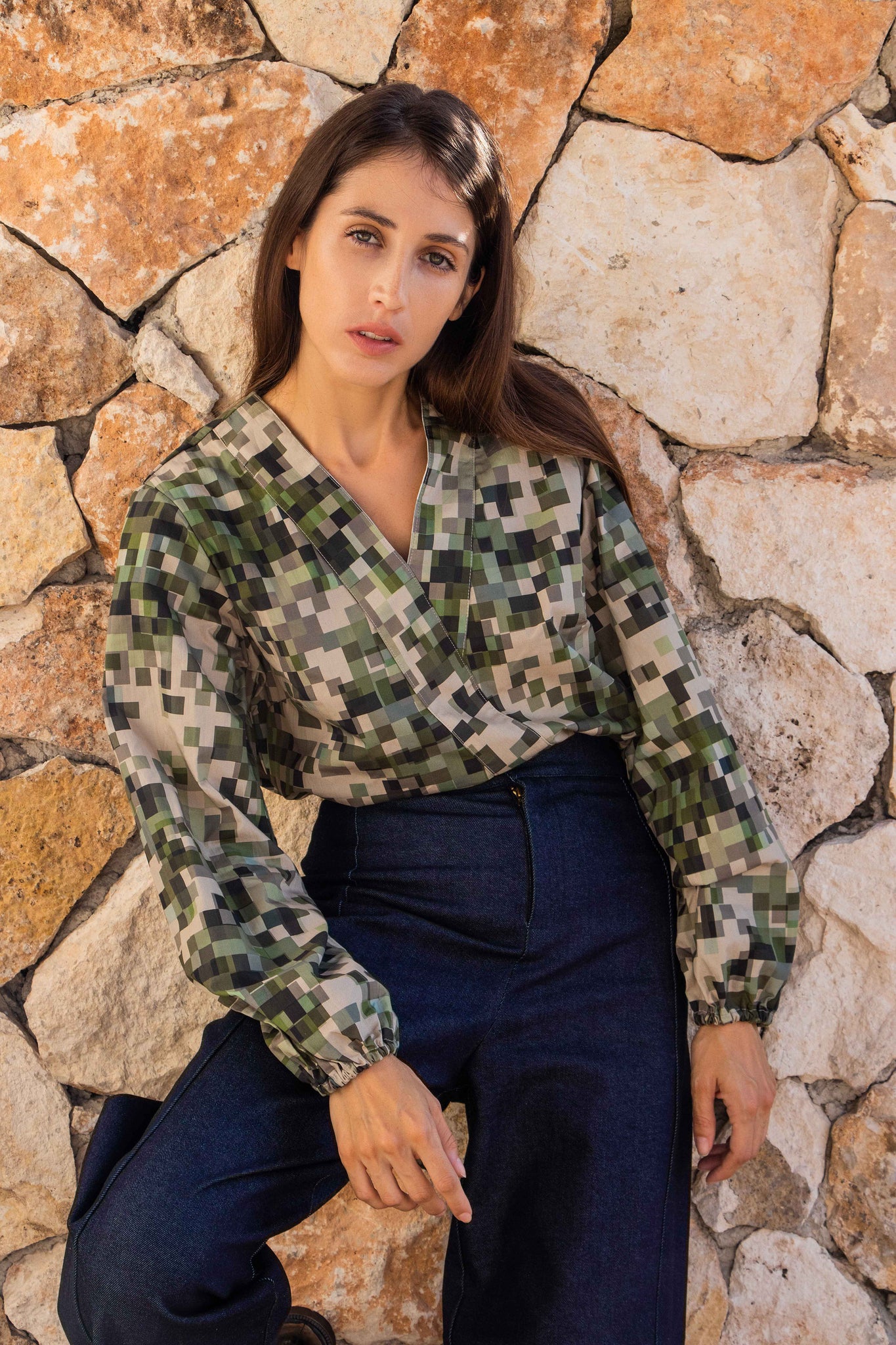 MANAMA BLOUSE CAMO