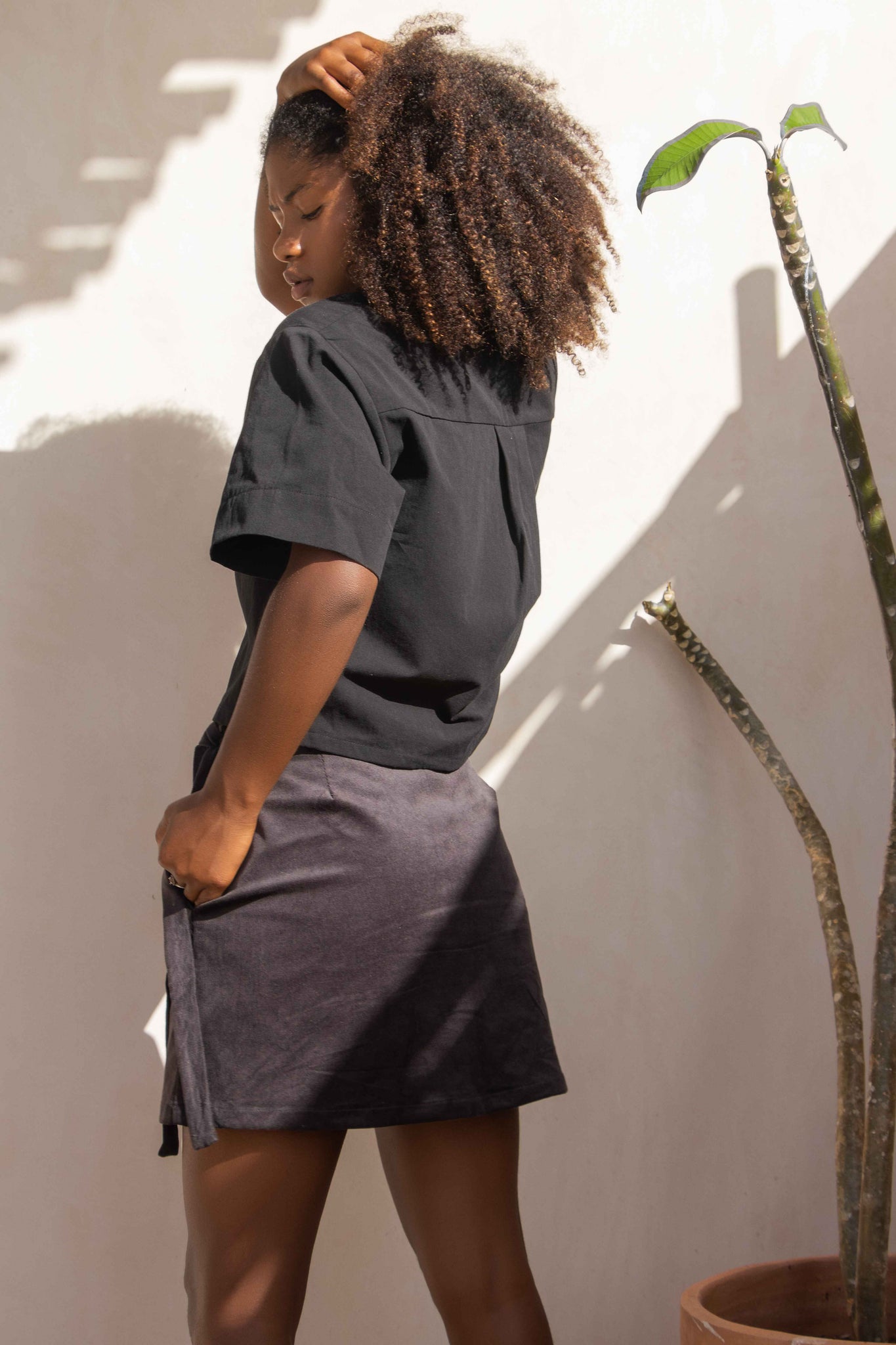 DOHA SKIRT GRAPHITE